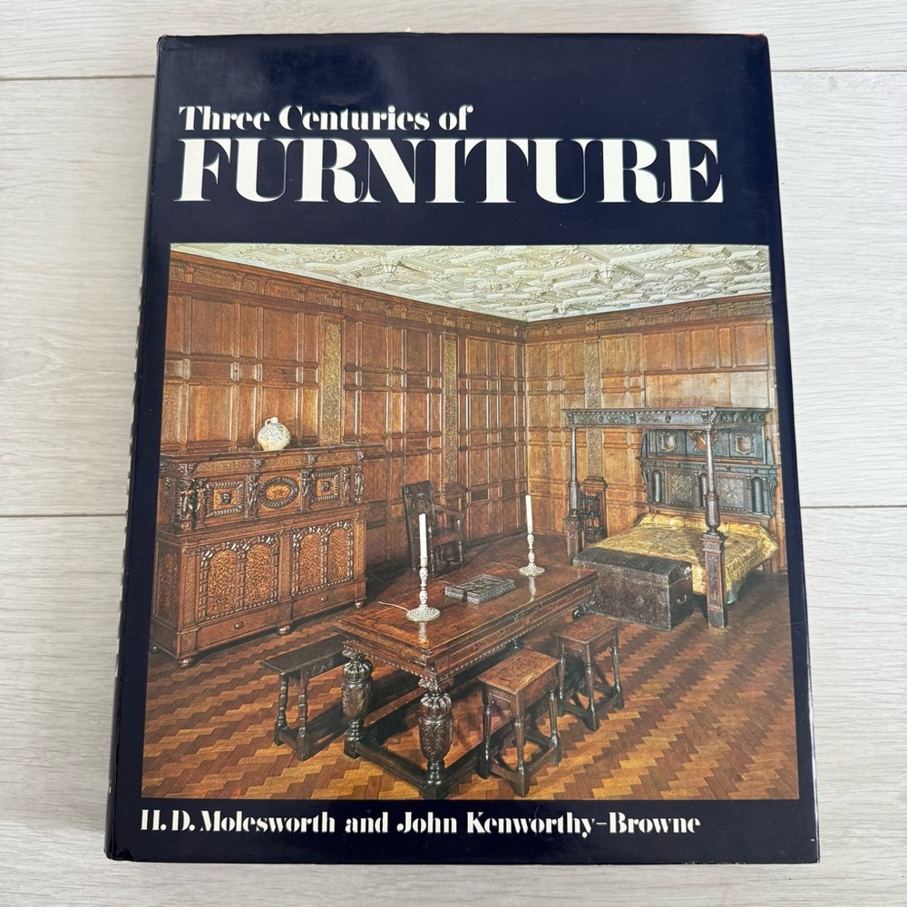 Vintage Three Centuries of Furniture 1969 - Printed and Bound in Italy
